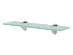 Prateleiras flutuantes 2 pcs vidro 40x10 cm 8 mm PT404382