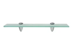 Prateleiras flutuantes 2 pcs vidro 40x10 cm 8 mm PT404382