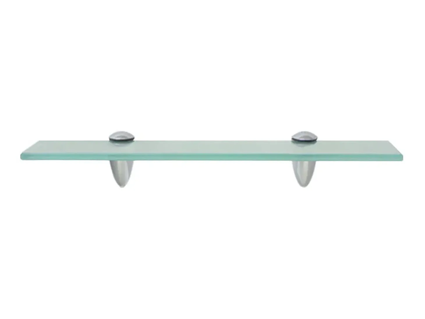 Prateleiras flutuantes 2 pcs vidro 40x10 cm 8 mm PT404382