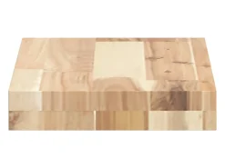 Prateleiras flutuantes 3pcs 60x20x4cm acácia maciça não tratada PT929132