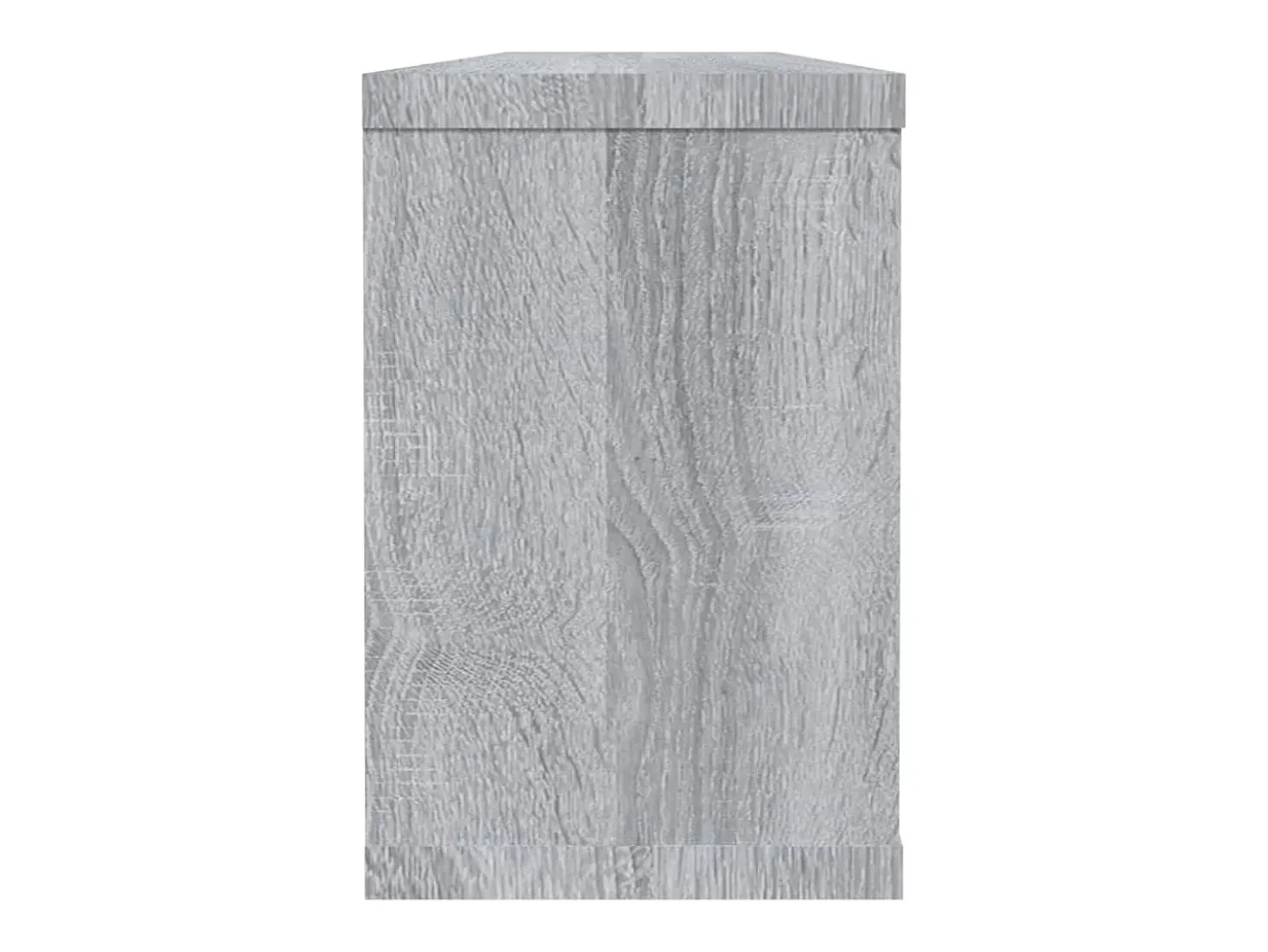 Prateleiras parede 2 pcs madeira processada 60x15x23 cm cinza PT824295