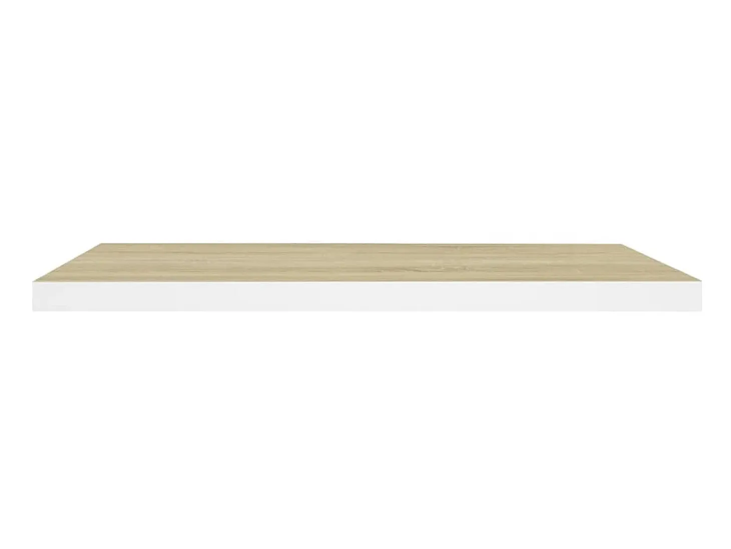 Prateleiras parede 4 pcs 80x23,5x3,8 cm MDF carvalho e branco PT619762