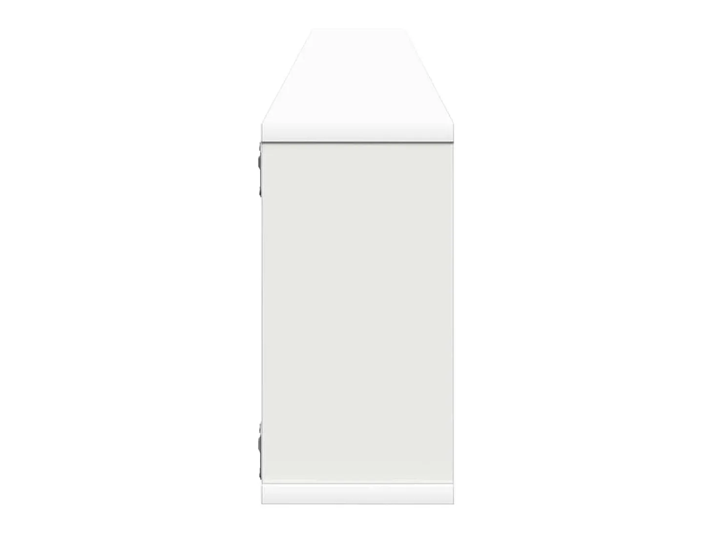 Prateleiras parede forma cubo 4pcs deriv. madeira 100x15x30 cm