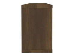 Prateleiras parede 2pcs madeira processada 60x15x23 cm castanho PT437791