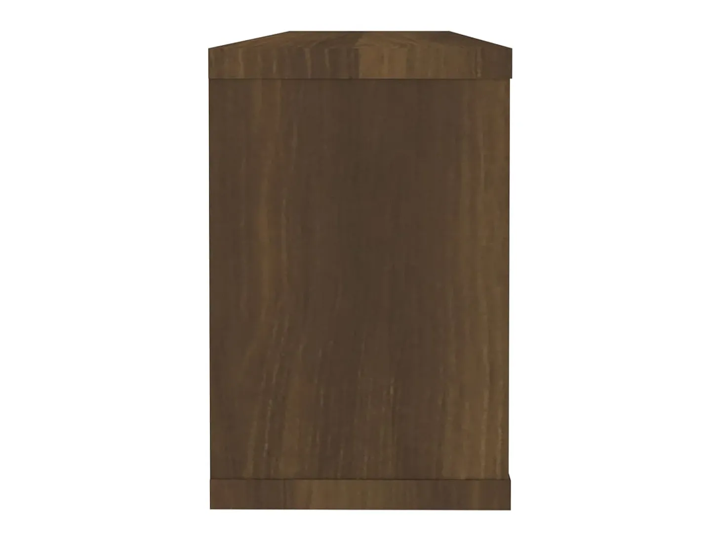 Prateleiras parede 4pcs madeira processada 60x15x23 cm castanho PT949164