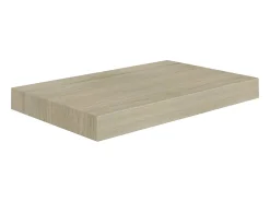 Prateleiras parede suspensas 4 pcs 40x23x3,8cm MDF cor carvalho PT180059