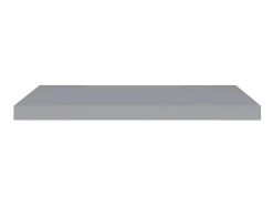 Prateleiras parede suspensas 2 pcs 80x23,5x3,8cm MDF cinzento PT541633