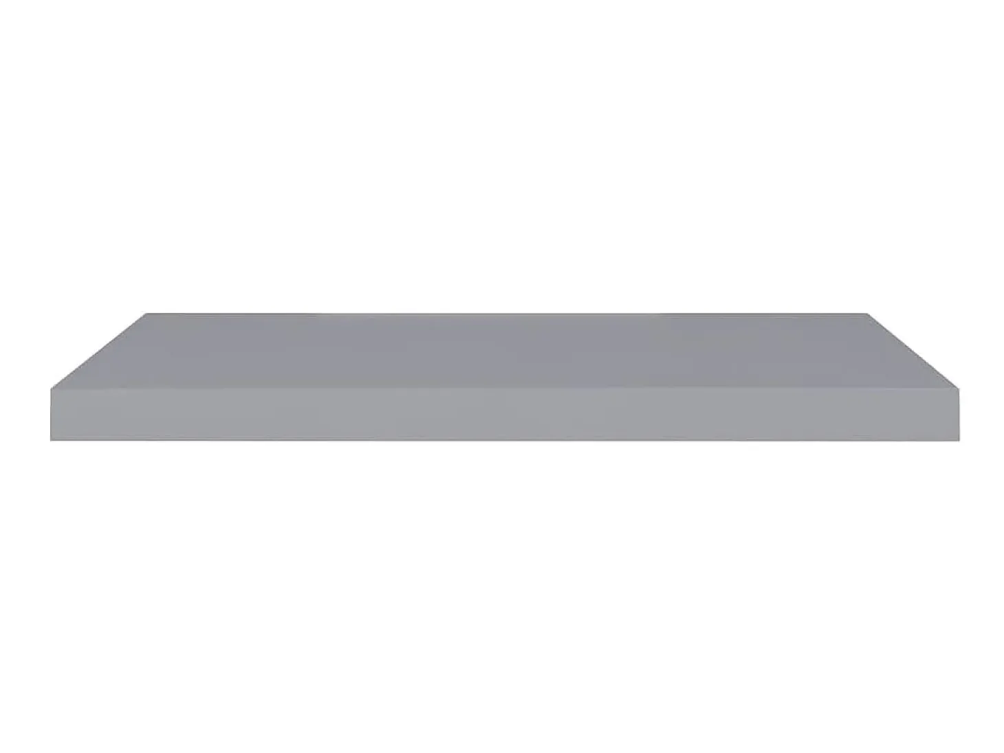 Prateleiras parede suspensas 2 pcs 80x23,5x3,8cm MDF cinzento PT541633