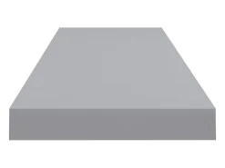 Prateleiras parede suspensas 2 pcs 90x23,5x3,8cm MDF cinzento PT280056