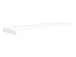 Prateleiras parede suspensas 4 pcs 80x23,5x3,8cm MDF branco PT527300