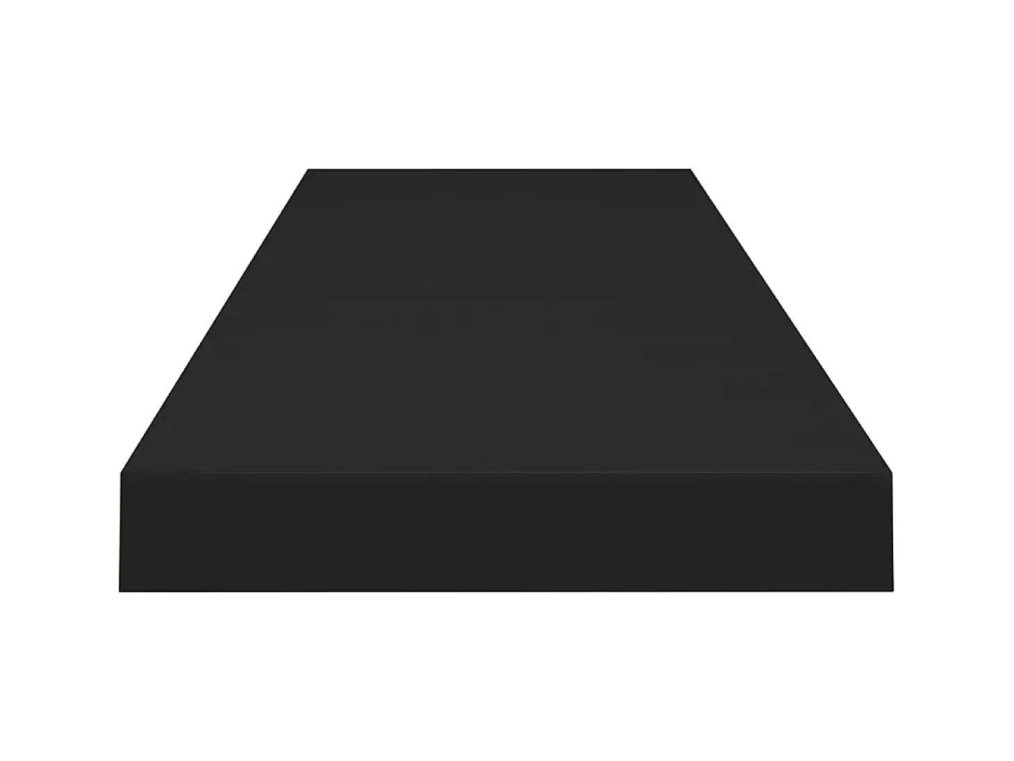 Prateleiras parede suspensas 4 pcs 90x23,5x3,8cm MDF preto PT837964