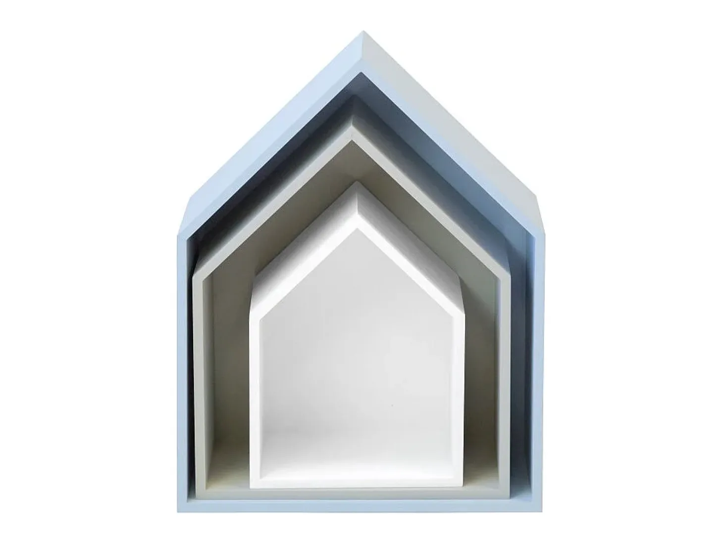 Prateleiras set de 3 MDF multicolor 37,5x29x12cm
