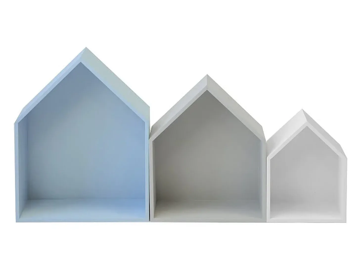 Prateleiras set de 3 MDF multicolor 37,5x29x12cm
