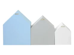 Prateleiras set de 3 MDF multicolor 37,5x29x12cm