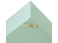 Prateleiras set de 3 MDF verde, amarelo e preto