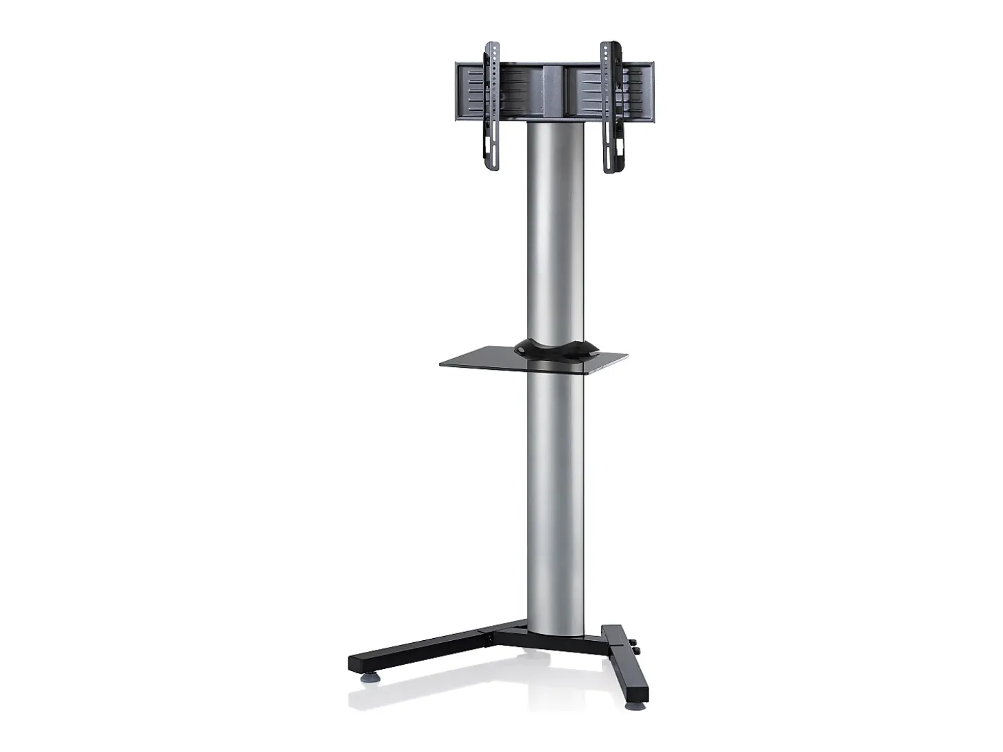 Pés de suporte de TV Stadino Prata A. 174 x L. 90 x P. 74 cm