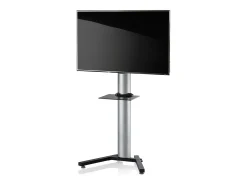 Pés de suporte de TV Stadino Prata A. 174 x L. 90 x P. 74 cm
