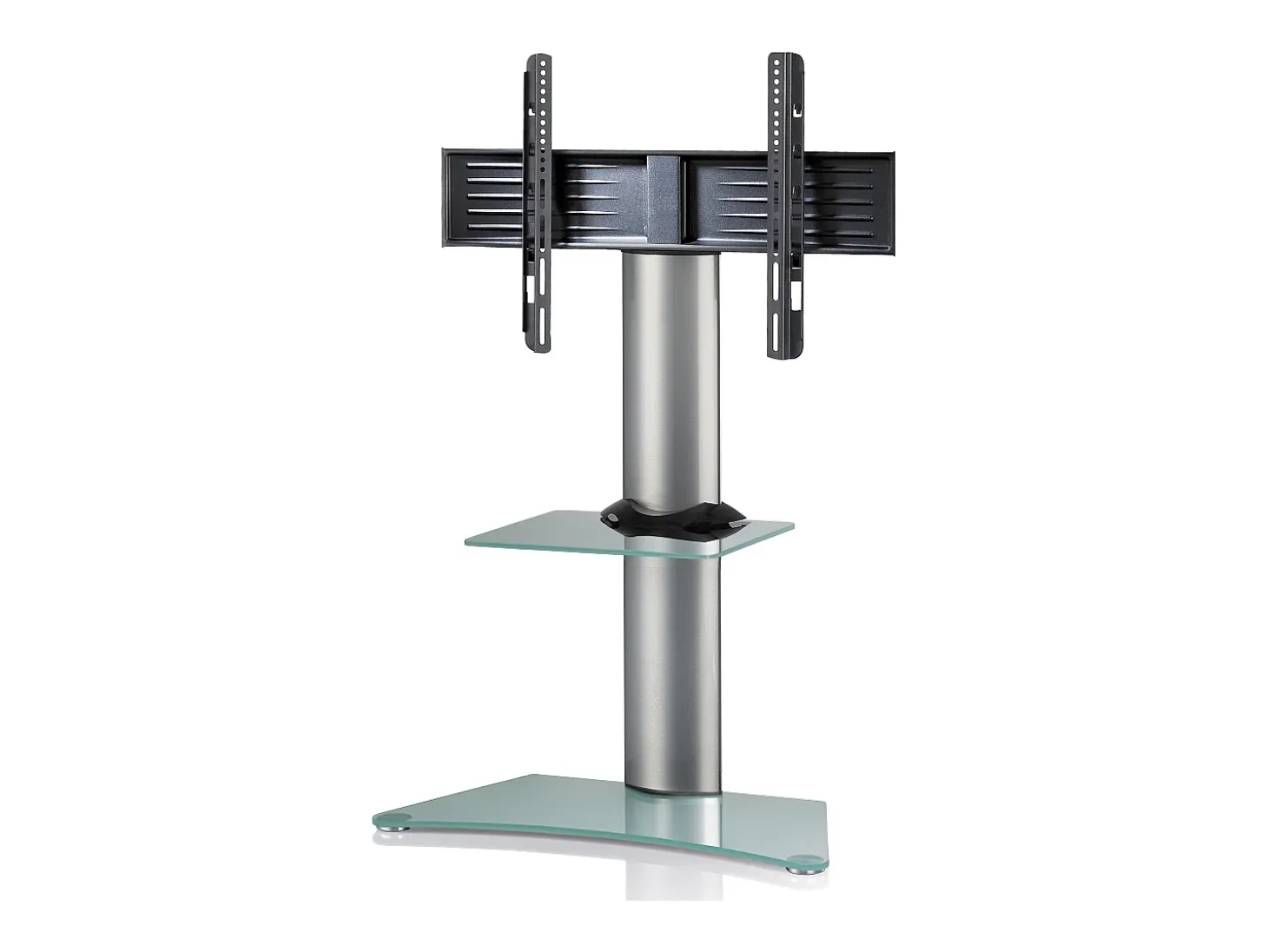 Pés de suporte de TV Zental Vidro fosco A. 111 x L. 80 x D 40 cm