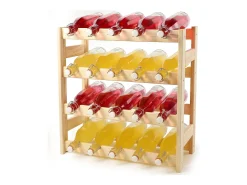 Rack de vinho de madeira KADAX Rack de álcool para 20 garrafas