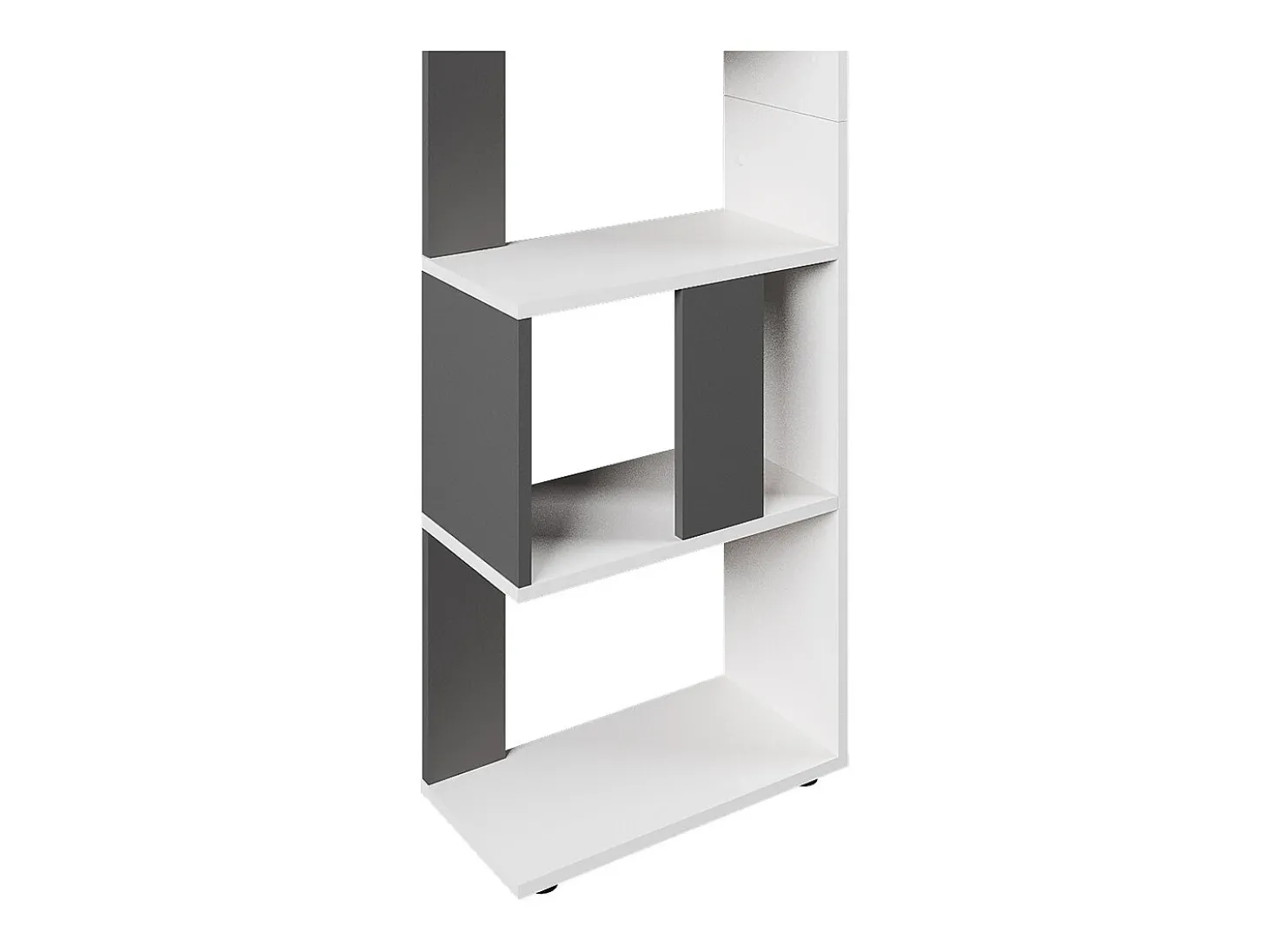 Raumteiler antracite/branco 45x23.6x162.6