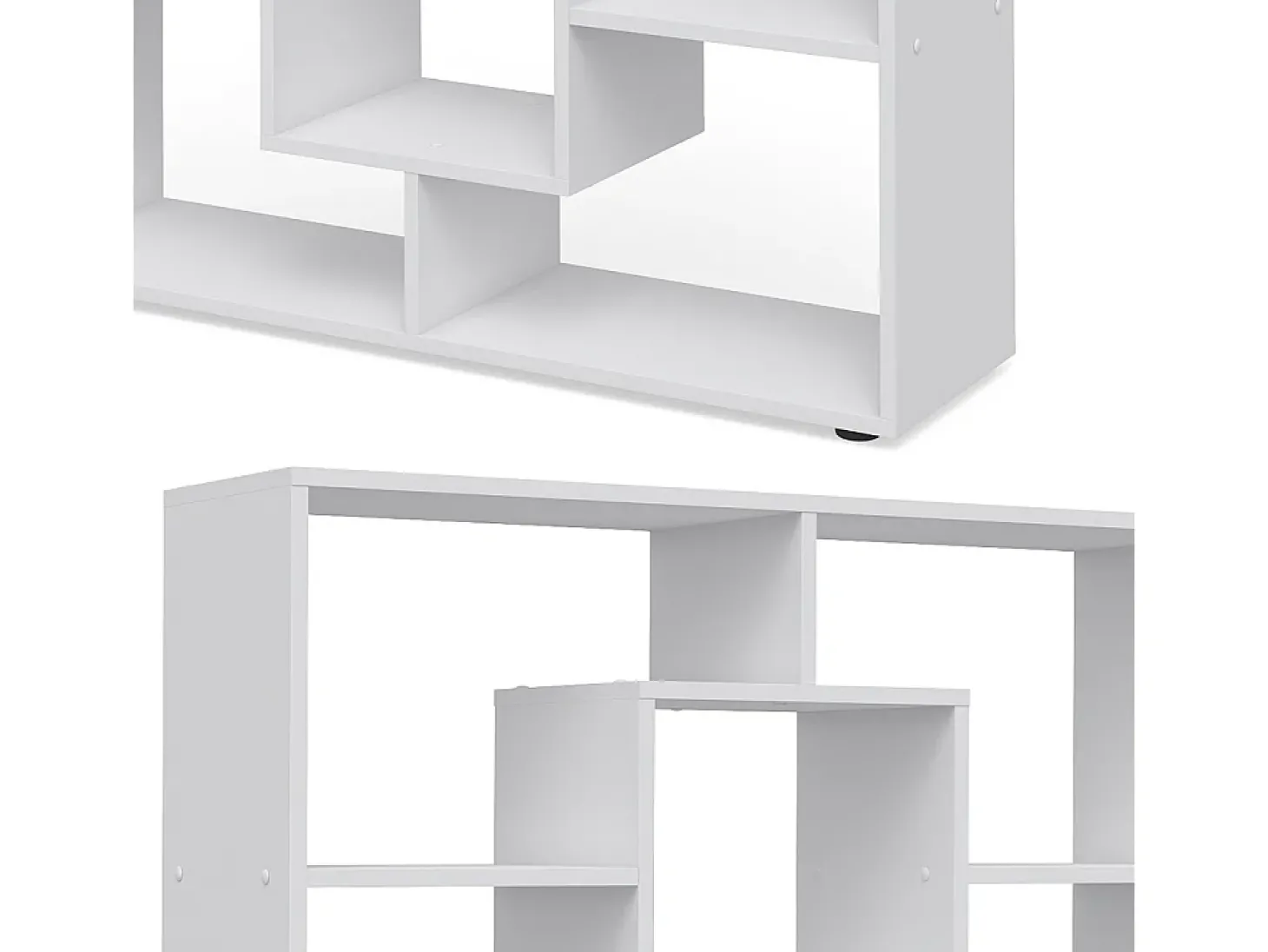 Raumteiler branco 107.2x29x143
