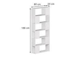 Raumteiler branco 80x24x186 eneos