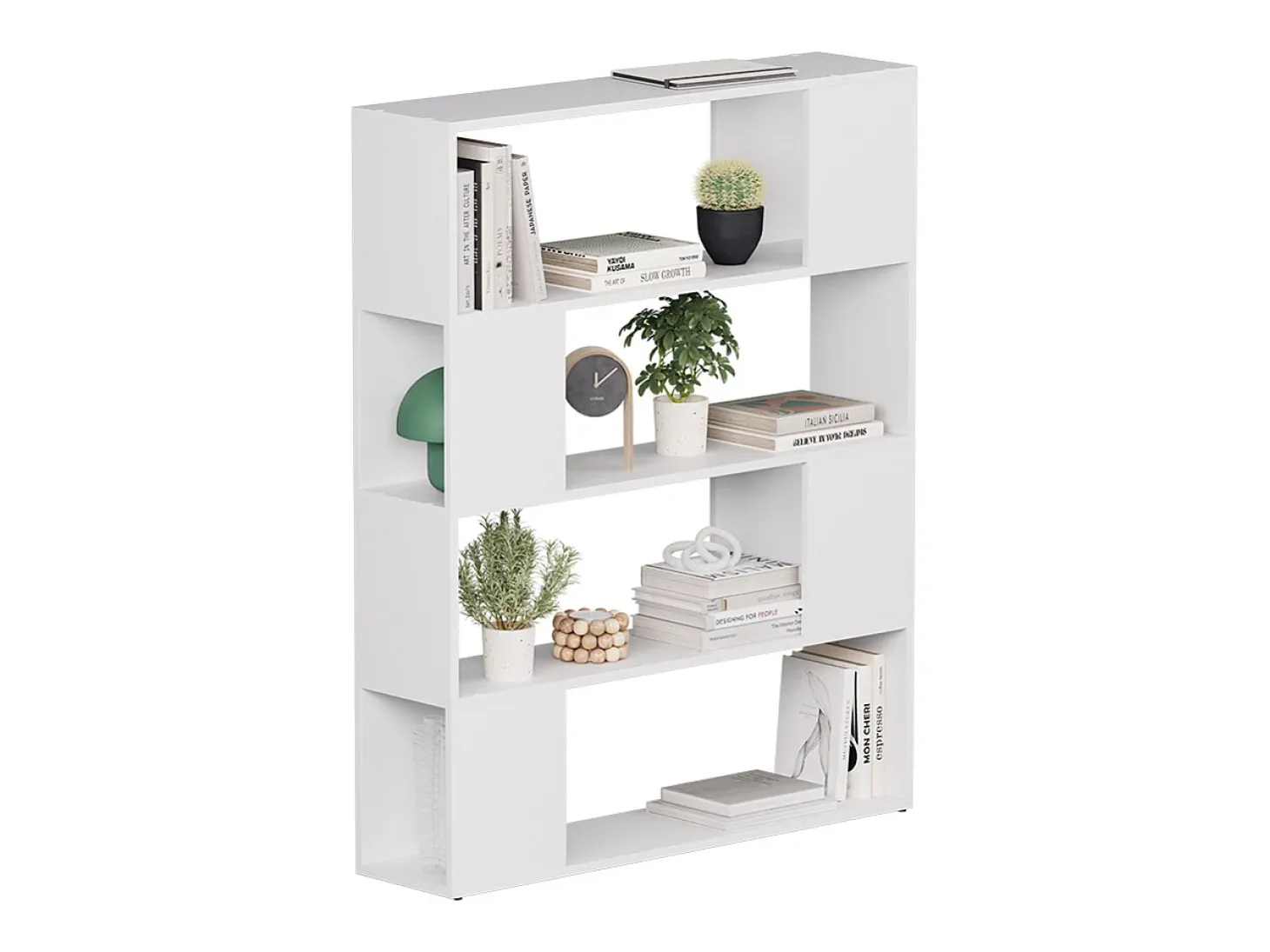 Raumteiler branco 100x24x124.5 eneos