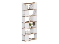 Raumteiler carvalho branco/dourado 80x24x186 eneos
