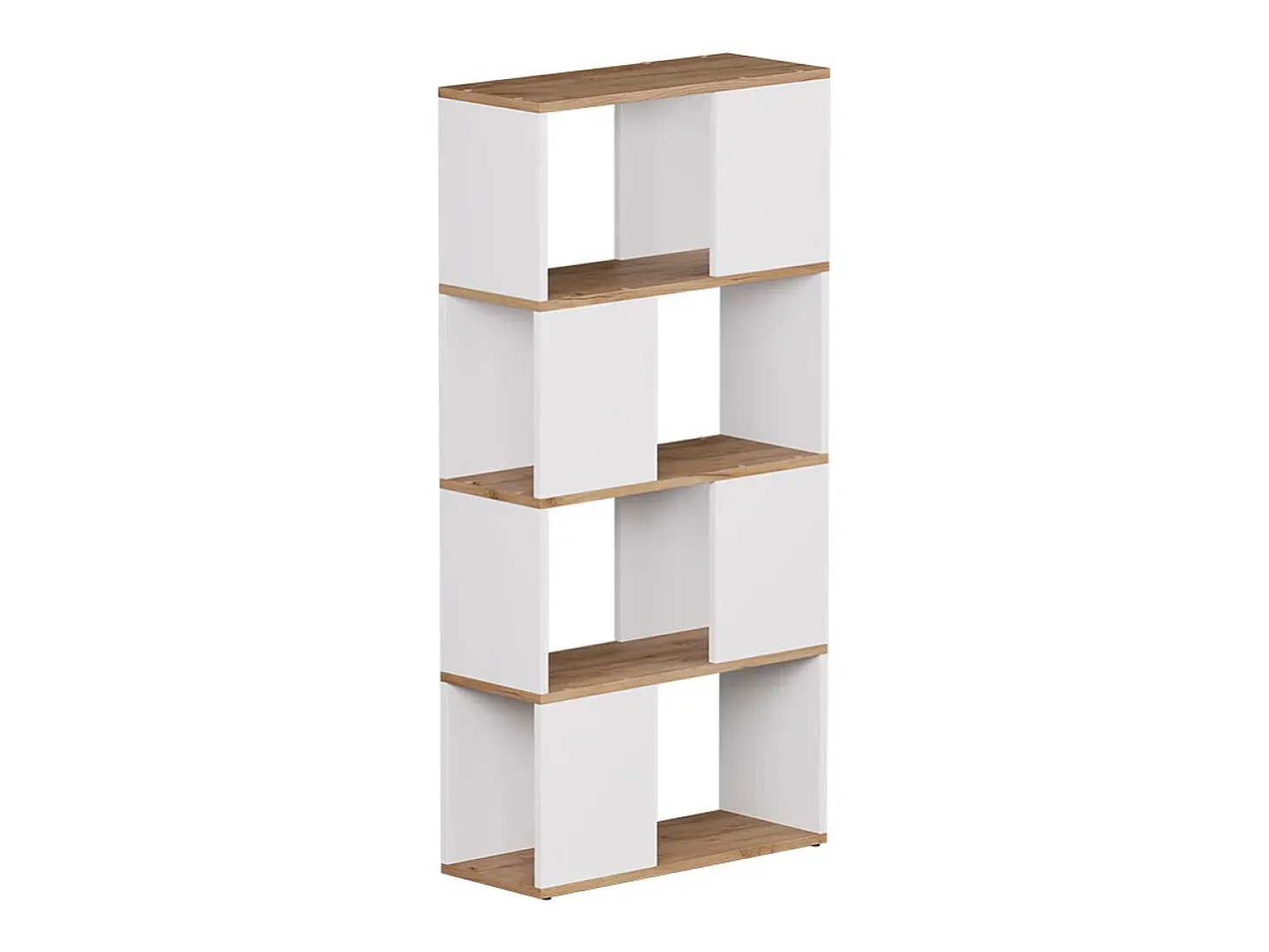 Raumteiler carvalho branco/dourado 60x24x124.5 eneos