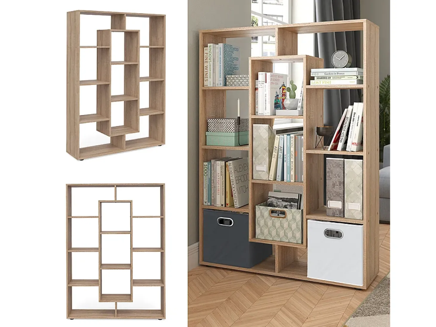 Raumteiler sonoma 107.2x29x143