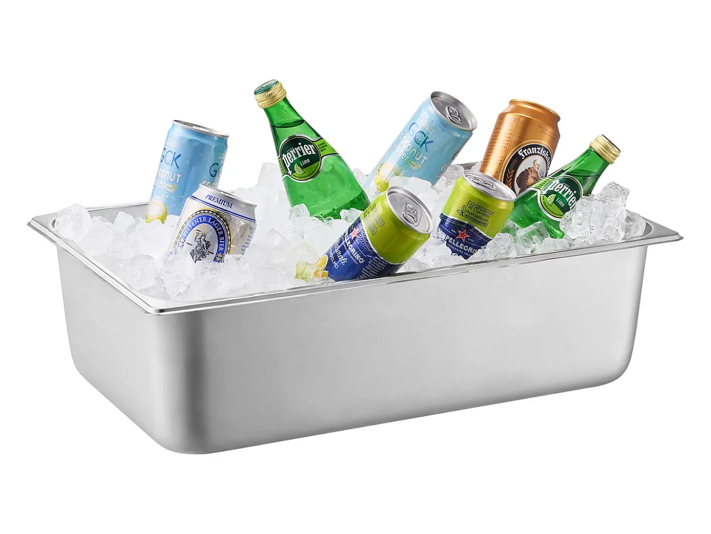 Recipiente de Exibição Alimentar de Balcão SucceBuy, com Prato de 4 Tigelas de Condimentos