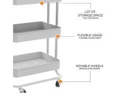 Roll container branco 45.9x34x78.7 tron