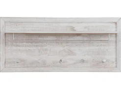 Rondo : Painel de parede com 8 ganchos em MDF Natur