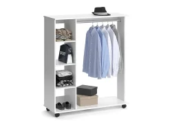 Roupeiro branco 110x42x129.4 cosmo