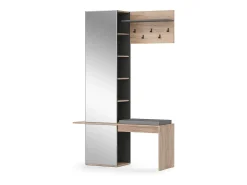 Roupeiro carvalho goldkraft 120x40x190 adeline
