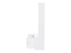 Roupeiro com espelho, 2 gavetas e 2 portas - Branco 90 x 40 x 180 cm