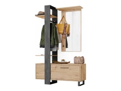 Roupeiro marrom 120x40x192 porto