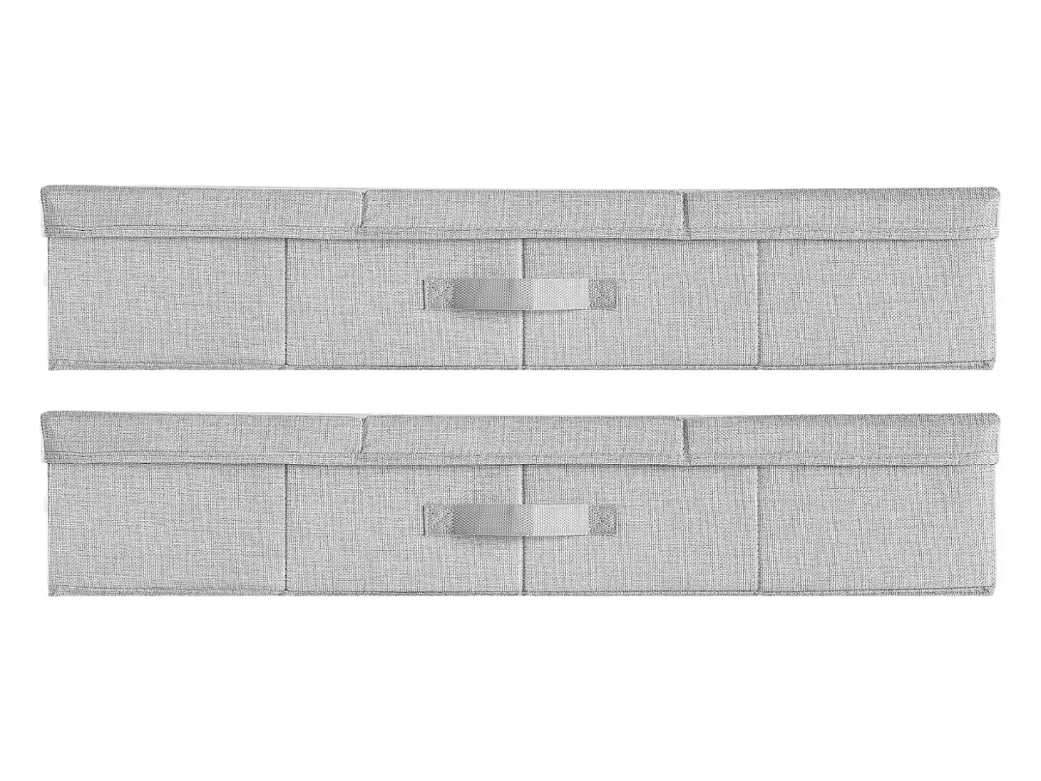 Sacos de Armazenamento SucceBuy sob a Cama 2 Peças de 48 L, Organizador de Sapatos sob a Cama de 80,5x40,5x15,5 cm, Caixa de Armazenamento para Roupas