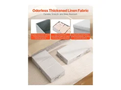 Sacos de Armazenamento SucceBuy sob a Cama 2 Peças de 48 L, Organizador de Sapatos sob a Cama de 80,5x40,5x15,5 cm, Caixa de Armazenamento para Roupas