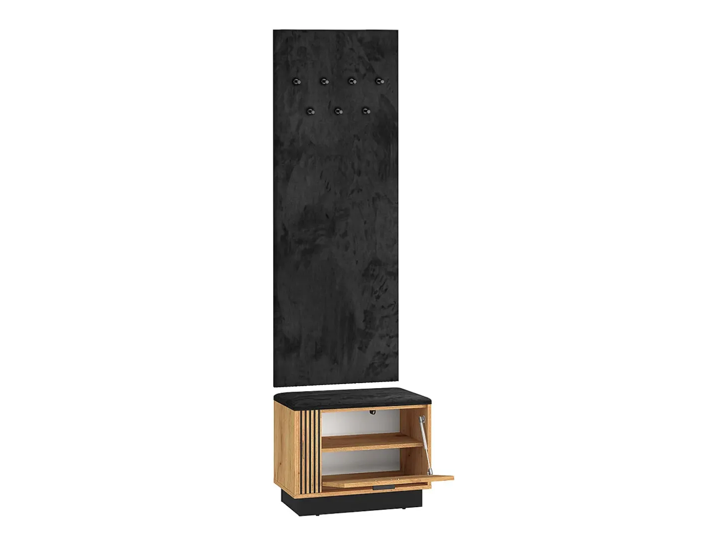Sapateira 1 porta Nilo madeira 49cm
