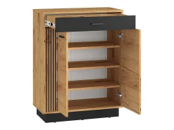 Sapateira 2 portas 1 gaveta Nilo madeira 91cm