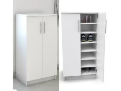 Sapateira branco 56x40x108 dalia