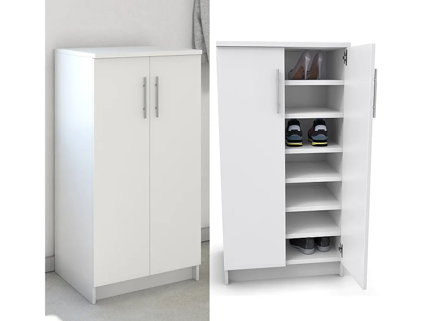 Sapateira branco 56x40x108 dalia