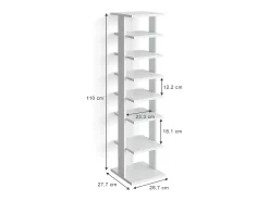 Sapateira branco 26.7x27.7x110 sara