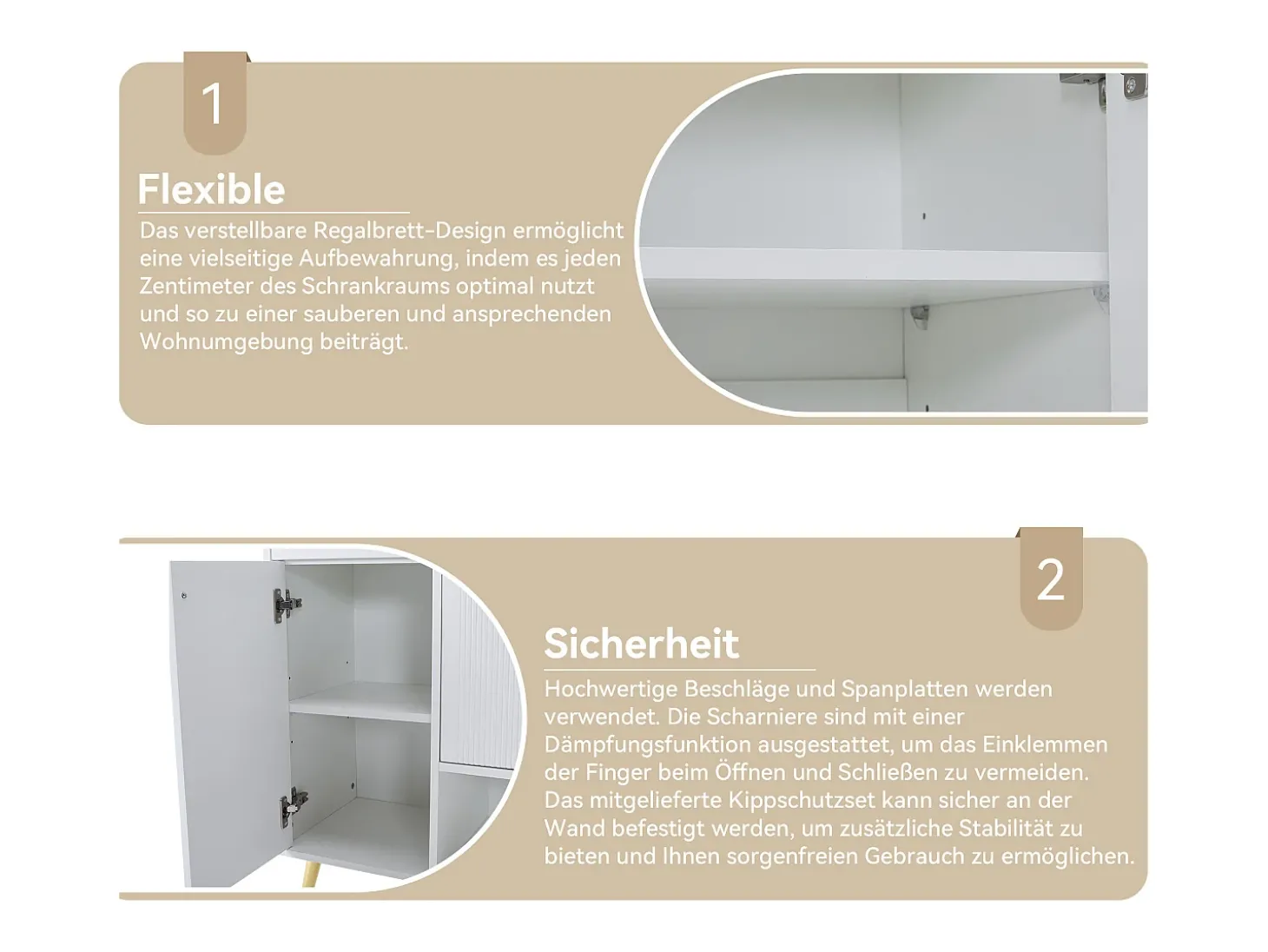 Sapateira com 2 gavetas e 4 portas - 130 x 37 x 100 cm - pés metálicos e aglomerado - Branco