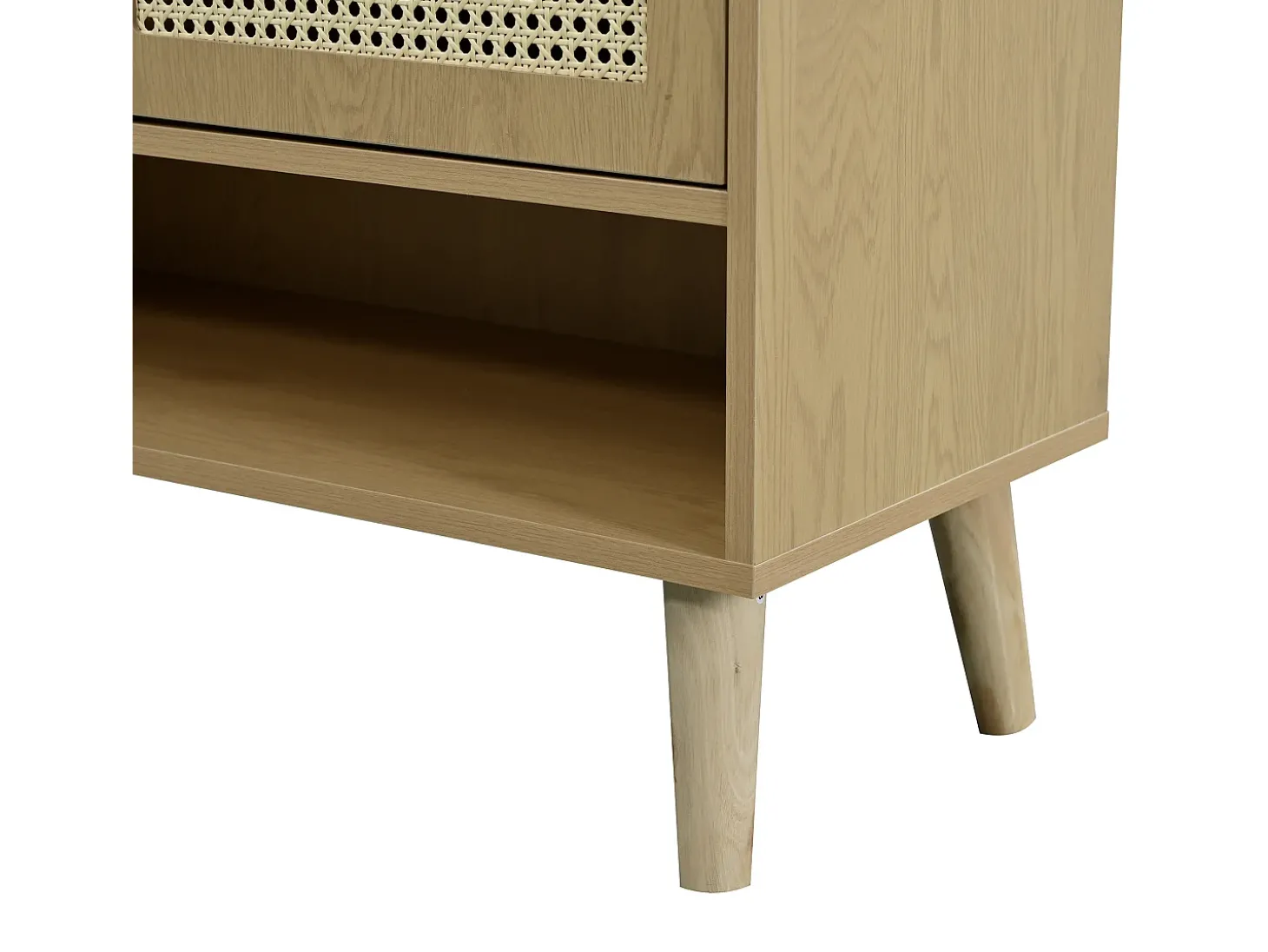 Sapateira em madeira com 2 portas em verga e várias prateleiras 80x35x105cm
