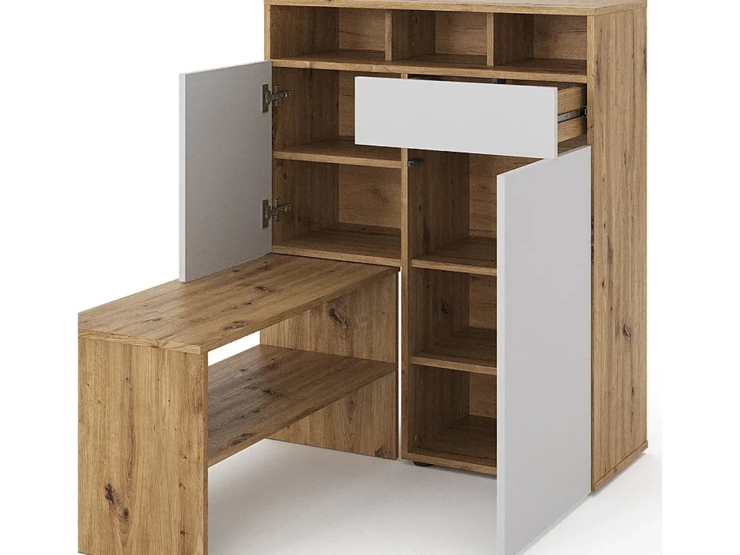 Sapateira marrom 124.5x35x102 selena