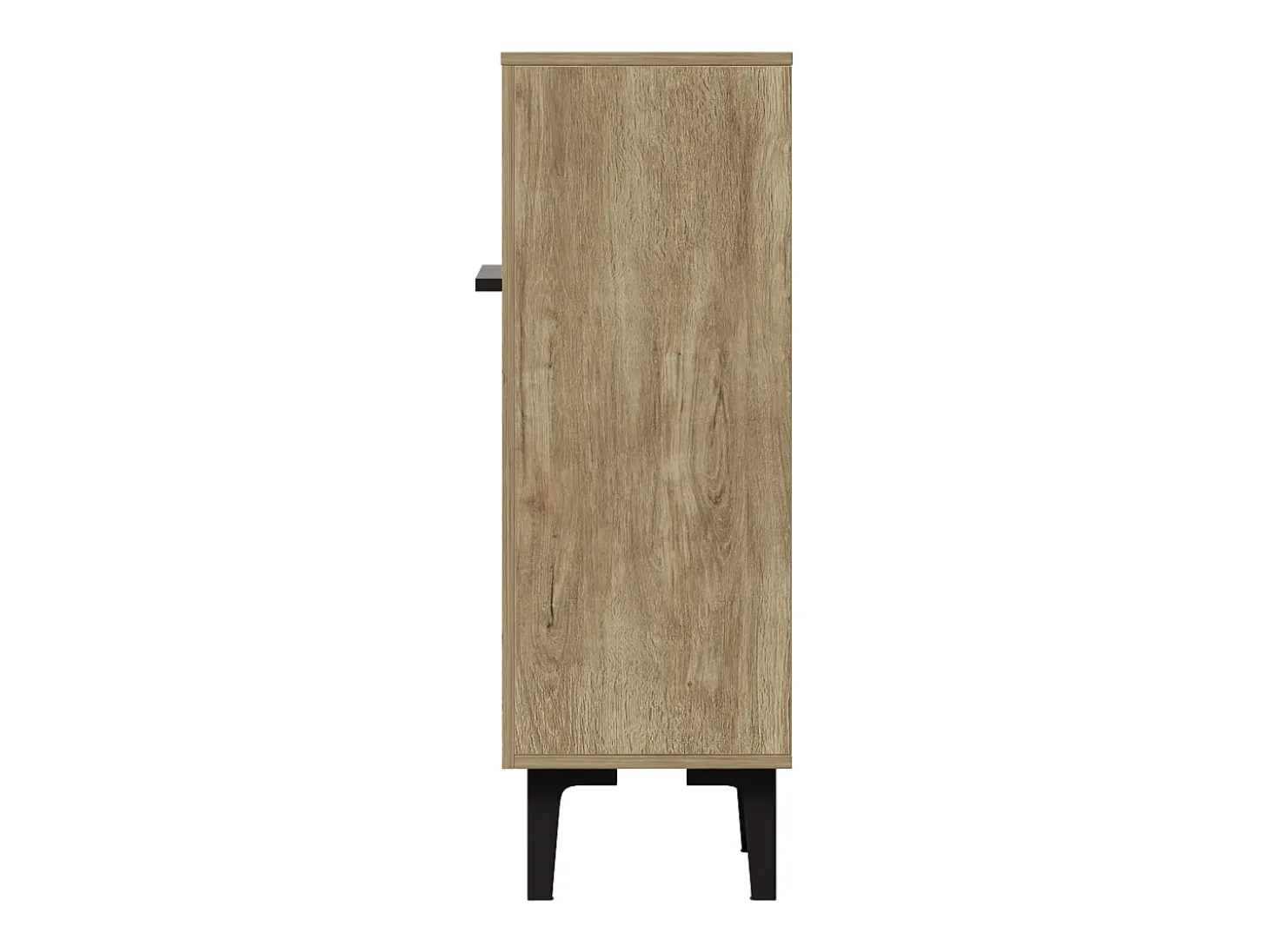 Sapateira na cor madeira com 2 portas - prateleiras ajustáveis 60 × 34,5 x 95 cm