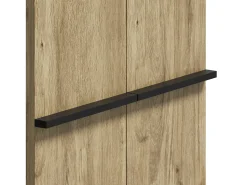Sapateira na cor madeira com 2 portas - prateleiras ajustáveis 60 × 34,5 x 95 cm