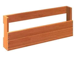 Sapateira parede 2 pcs 59x8,5x23,5cm pinho maciço castanho cera PT160736